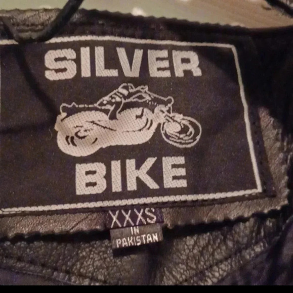 🏍leather Silver Bike chaps🎉 - Picture 3 of 13